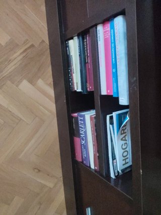 Mueble TV madera y metal