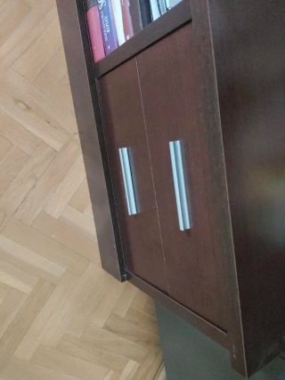 Mueble TV madera y metal