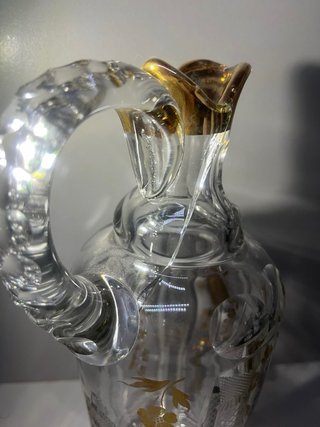 Baccarat Jarra Siglo XIX, numerada