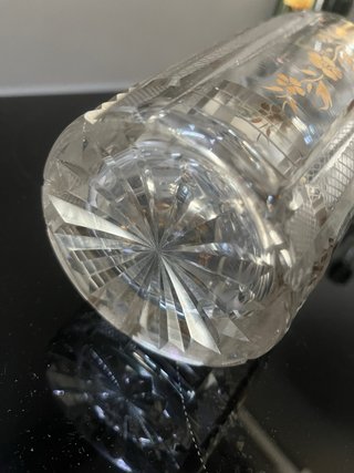 Baccarat Jarra Siglo XIX, numerada
