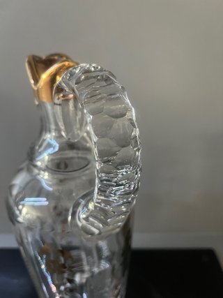 Baccarat Jarra Siglo XIX, numerada