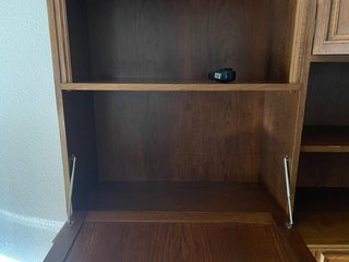 URGENTE!!!! Armario de salón de madera y cristal