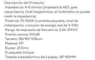Trompetas Tweeters para Altavoces