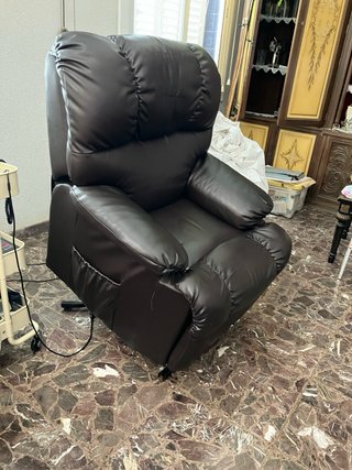 Sillón levantapersonas piel