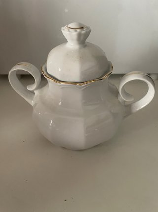 Juego cafetera, azucarero y jarra leche