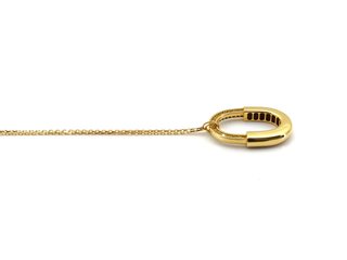 E1802487-52    Cadena Oro 18k Con Circonita 22cm