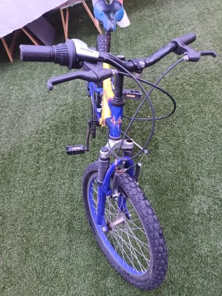 Bicicleta infantil 6-8 años suspensión trasera