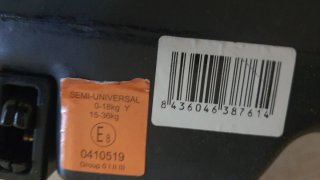 Silla de coche para bebé