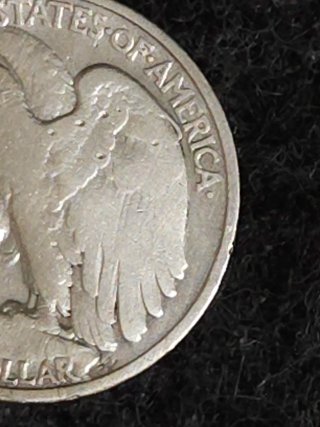Moneda 1936 Walking Liberty Plata