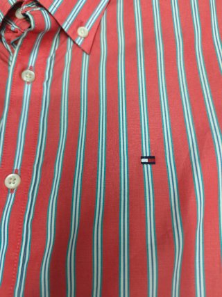 Camisa Tommy Hilfiger Coral Rayas