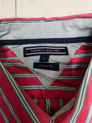 Camisa Tommy Hilfiger Coral Rayas