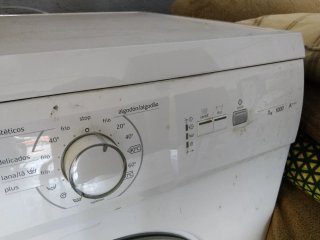 Lavadora Carga Frontal Blanca