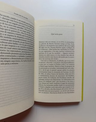Donde todo ha sucedido. Al salir del cine.