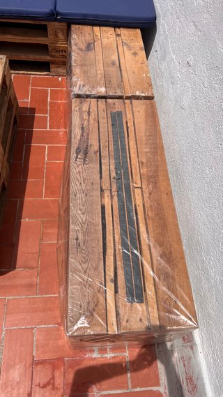 4 Módulos de Palets Madera Decoración Terraza