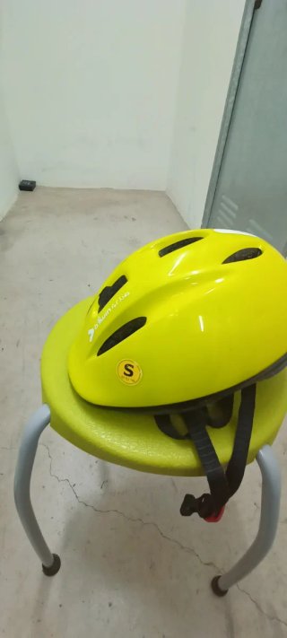 Casco bici infantil amarillo Talla S