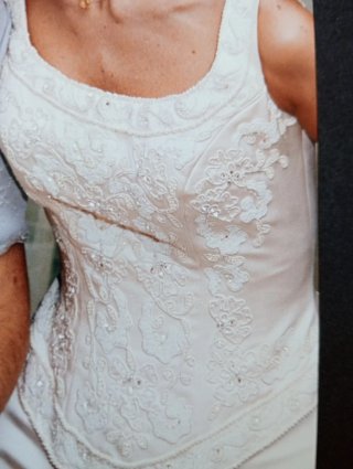 Vestido Novia Dos Piezas Blanco