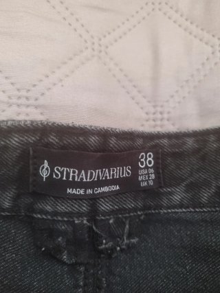 Pantalón corto vaquero gris mujer