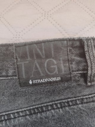 Pantalón corto vaquero gris mujer