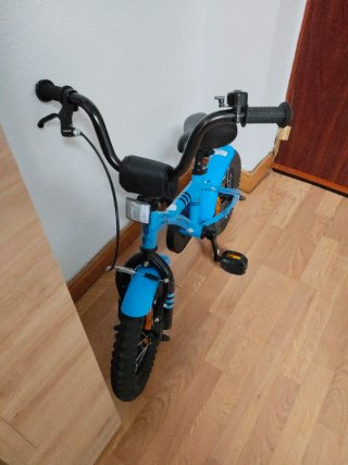 Bicicleta infantil azul 12 pulgadas