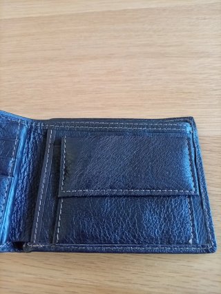 Cartera Paolo Romano Cuero Marrón y Negro