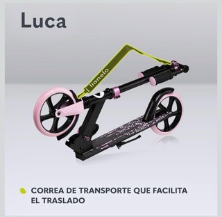 Patinete Urbano XXL Negro/Rosa