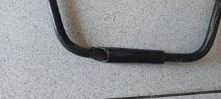 Manivela Toldo Metal y Plástico Negra 1,27 larga