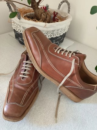 Scarpe uomo Rossetti pelle marroni con lacci