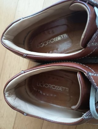 Scarpe uomo Rossetti pelle marroni con lacci