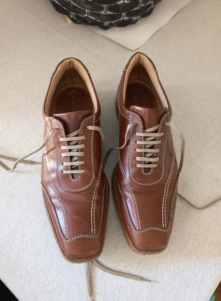 Scarpe uomo Rossetti pelle marroni con lacci