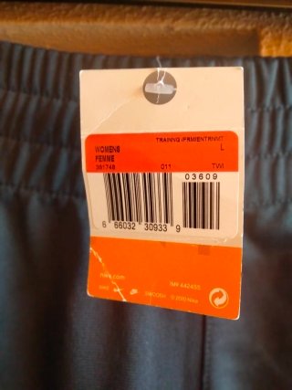 Pantalón chándal Nike negro mujer talla L
