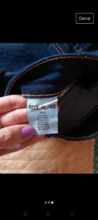 Pantalón vaquero mujer azul