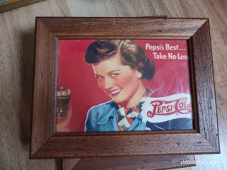 Cuadro Vintage Pepsi Mujer