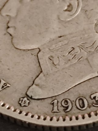 Moneda Plata 1 Peseta Alfonso XIII 1903