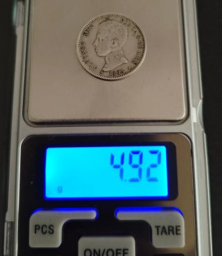 Moneda Plata 1 Peseta Alfonso XIII 1903