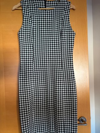 Vestido Negro y Blanco TALLA COMO S