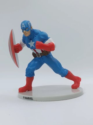 Figuras Marvel Spiderman, Hulk, Capitán América