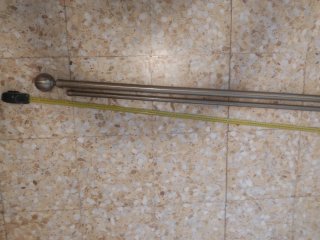 Barras dobles cortina metal