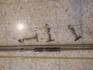 Barras dobles cortina metal