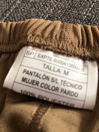 Conjunto militar camiseta manga larga y pantalón