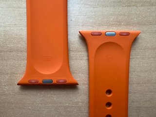 Apple Watch X Hermès 40mm. Orange Sport Band S/M