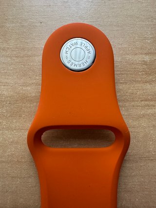 Apple Watch X Hermès 40mm. Orange Sport Band S/M