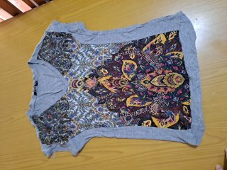 Camiseta estampada mujer talla M