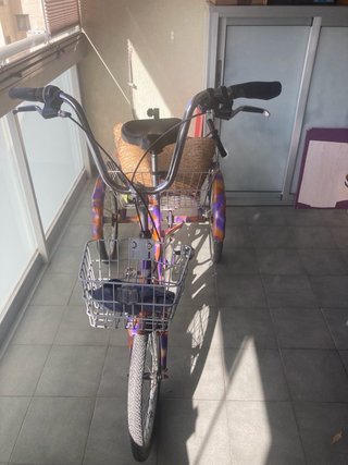 Triciclo Plegable Adulto con Cestas