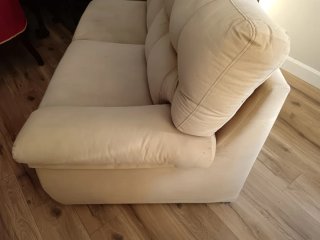 Sofá de 2 plazas beige