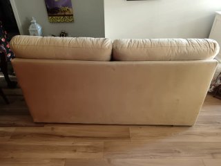 Sofá de 2 plazas beige