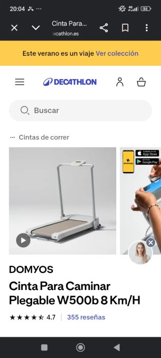 Cinta de Correr Domyos Decathlon