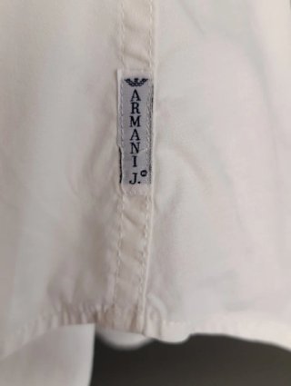 Camisa Armani Jeans Mujer Talla 42 crema