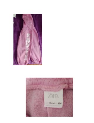 Pantalón chándal Zara rosa niña 13-14 años