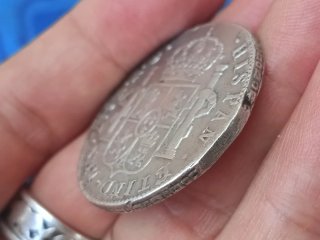 8 Reales Plata Zacatecas 1821 México