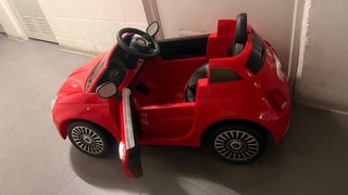 Coche Eléctrico Infantil Fiat 500 Rojo